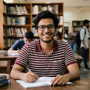 Ashutosh Tiwari, a successful student of the MS Office practical training course at Atulya Computer Institute.