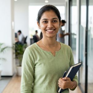 Sanju Kumari, who got successfully placed after completing her Digital Marketing and Web Designing course from Atulya Computer Institute, Gaya.