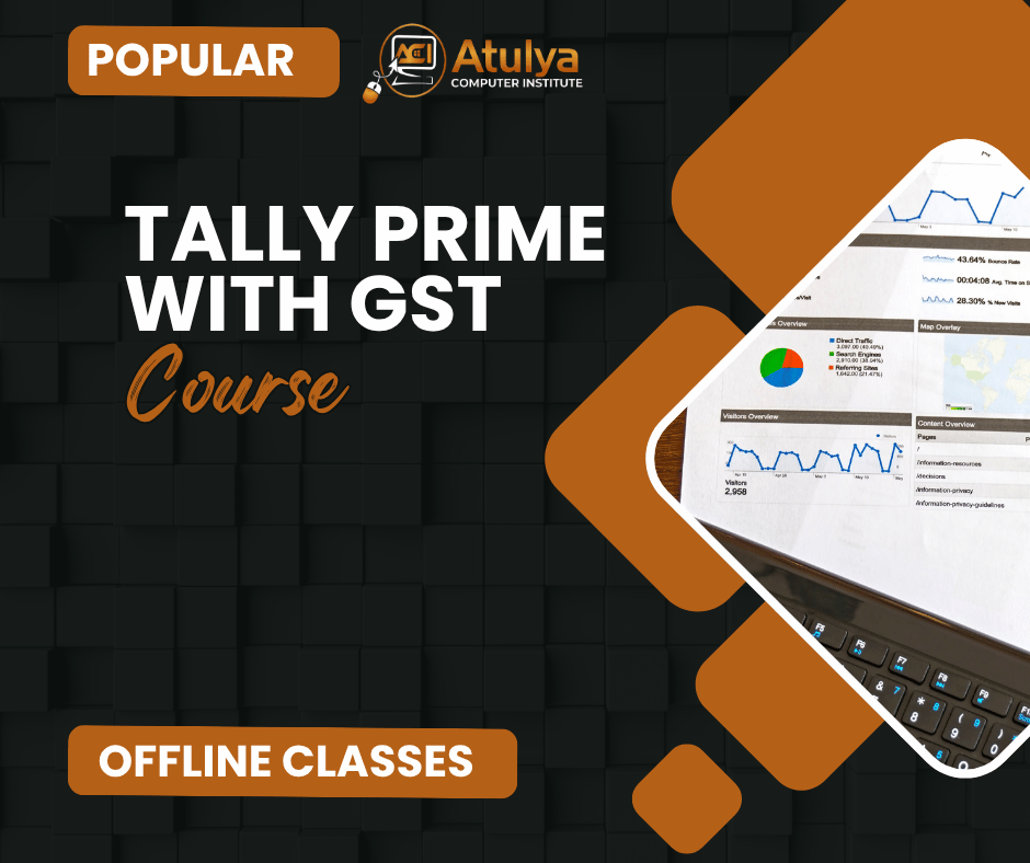 Tally Prime with GST and E-Filing Course at Atulya Computer Institute at Gaya Bihar